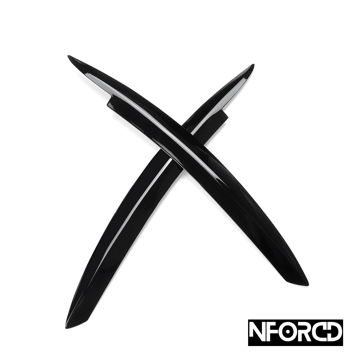 VW Volkswagen Golf Mk6 2009-2013 (Golf 6) Headlight Eyelids / Eyebrow Covers Stick-On Headlamp Brows Trim - Fits GTI R TSI TDI - Pair, Adhesive Included