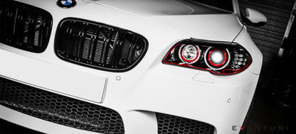 Eventuri Black Carbon Fibre Cold Air Intake System and Induction Kit for BMW M5 F10 (S63) - Performance Airbox Upgrade with Carbon Scoops, Turbo Inlet Pipes, High-Flow Filters