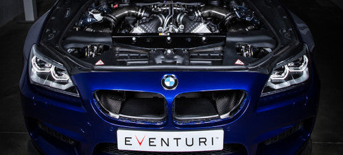 Eventuri Carbon Fibre/Carbon Fiber Cold Air Intake / Induction Kit for BMW M6 F13 F12 F06 (S63/S63TU Twin-Turbo V8) - Performance Air Intake System with Carbon Airbox & Ram-Air Scoops - Fits Coupe, Convertible, Gran Coupe