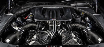 Eventuri Carbon Fibre/Carbon Fiber Cold Air Intake / Induction Kit for BMW M6 F13 F12 F06 (S63/S63TU Twin-Turbo V8) - Performance Air Intake System with Carbon Airbox & Ram-Air Scoops - Fits Coupe, Convertible, Gran Coupe