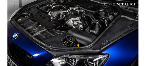 Eventuri Carbon Fibre/Carbon Fiber Cold Air Intake / Induction Kit for BMW M6 F13 F12 F06 (S63/S63TU Twin-Turbo V8) - Performance Air Intake System with Carbon Airbox & Ram-Air Scoops - Fits Coupe, Convertible, Gran Coupe
