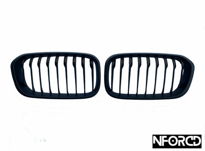 Gloss black Grills for BMW 1 series