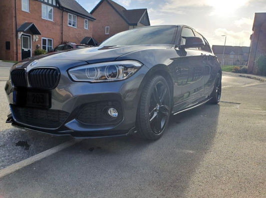BMW 1 F20/21 Facelift LCI Splitter M-Sport V2 (WINGED)