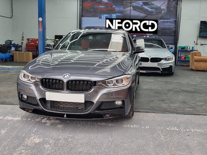 BMW F30 LCI Facelift 3 Series M Sport Full Body Kit (2015-2019)  Front Splitter/Lip, Side Skirts, Rear Diffuser, Boot Spoiler, Black Kidney Grilles, Black M-Style Mirror Covers | UK Stock | Fits 335i 340i M Sport