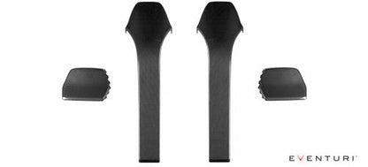 Eventuri Carbon Fibre/Fiber Seat Back Covers & Backrest Shells for BMW M3 F80, M4 F82 F83 (F8x) - Interior Carbon Trim, OEM+ Rear Seat Backs