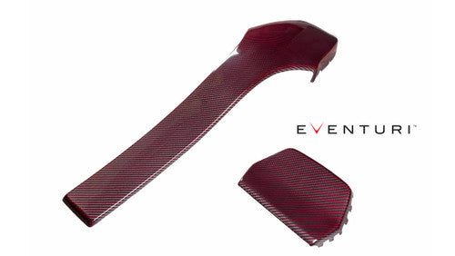 Eventuri Carbon Fibre/Fiber Seat Back Covers & Backrest Shells for BMW M3 F80, M4 F82 F83 (F8x) - Interior Carbon Trim, OEM+ Rear Seat Backs