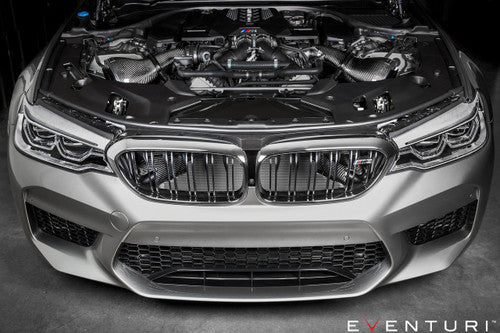 Eventuri V2 Carbon Fibre/Carbon Fiber Cold Air Intake Induction Kit for BMW M5 F90 & M8 F91 F92 F93 (S63) - Performance Air Intake System Upgrade - F9X Platform
