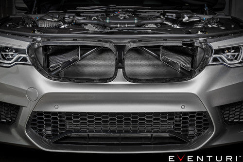 Eventuri V2 Carbon Fibre/Carbon Fiber Cold Air Intake Induction Kit for BMW M5 F90 & M8 F91 F92 F93 (S63) - Performance Air Intake System Upgrade - F9X Platform