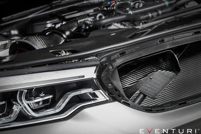Eventuri V2 Carbon Fibre/Carbon Fiber Cold Air Intake Induction Kit for BMW M5 F90 & M8 F91 F92 F93 (S63) - Performance Air Intake System Upgrade - F9X Platform