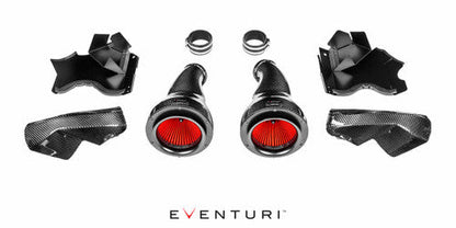 Eventuri V2 Carbon Fibre/Carbon Fiber Cold Air Intake Induction Kit for BMW M5 F90 & M8 F91 F92 F93 (S63) - Performance Air Intake System Upgrade - F9X Platform
