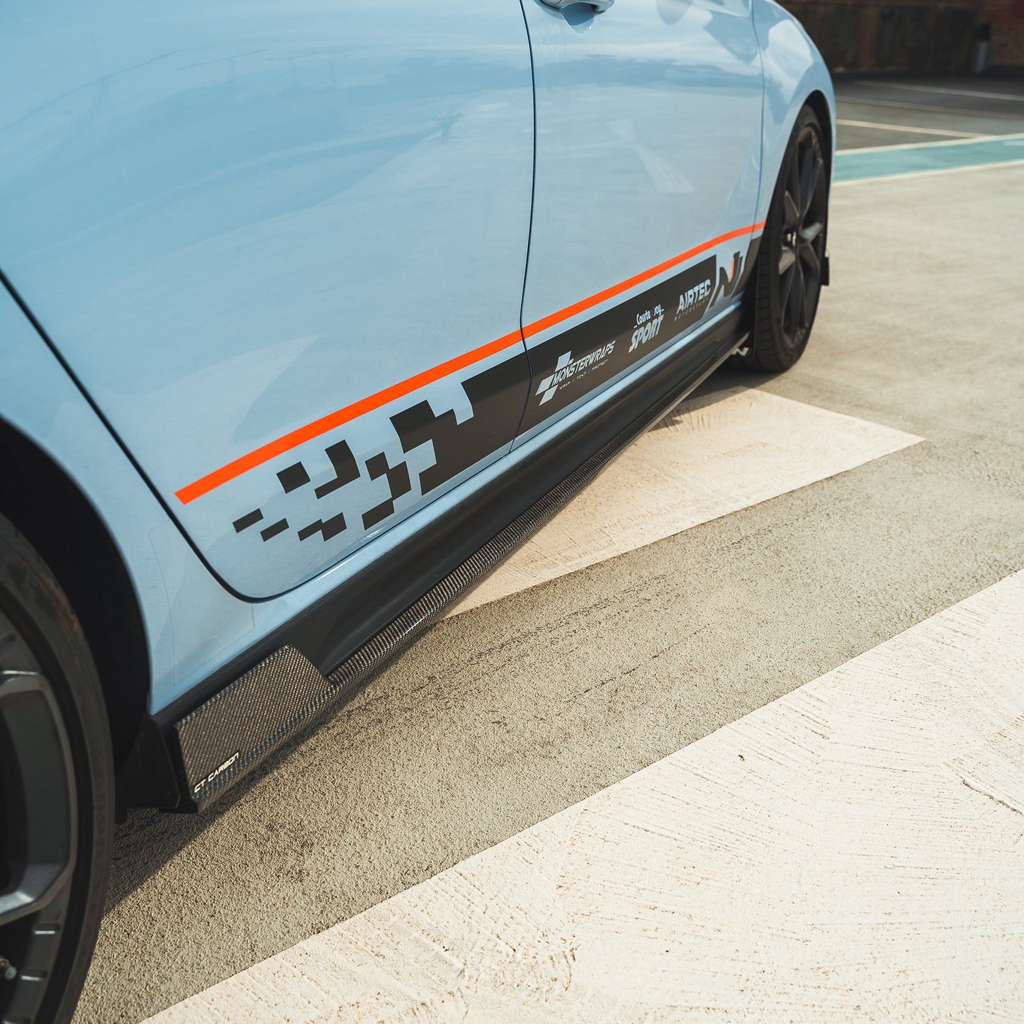 Hyundai i30 N (i30N) Carbon Fibre/Carbon Fiber (CFRP) Body Kit | CT Design Aero Styling Pack Facelift 2020+ | Front Lip Splitter, Rear Diffuser, Side Skirts, Roof Spoiler