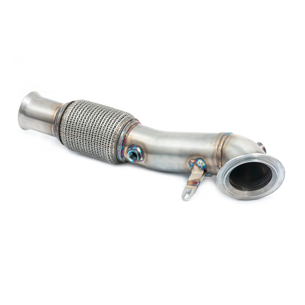 Ford Fiesta ST Mk8.5 (2022+) 1.5 EcoBoost Turbo Downpipe – 3 Inch 76mm Stainless Front/Turbo Outlet Pipe, High-Flow Sports Cat or Decat/De-Cat | OPF/GPF Compatible Performance Exhaust Upgrade (Facelift)