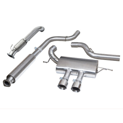 Ford Focus ST250 Mk3 (2012-2018) 2.0 EcoBoost 3" Turbo-Back/Downpipe-Back/Cat-Back Performance Exhaust System | Cobra Sport T304 Stainless | Resonated or Non-Res | De-Cat or Sports Cat | Twin 4" or Oval Tips