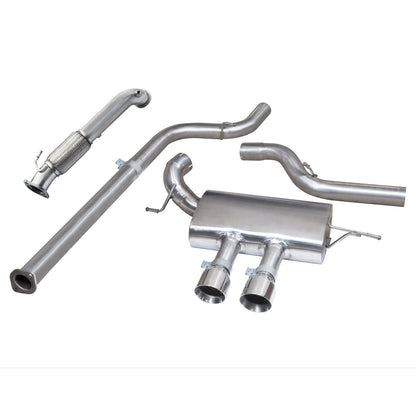 Ford Focus ST250 Mk3 (2012-2018) 2.0 EcoBoost 3" Turbo-Back/Downpipe-Back/Cat-Back Performance Exhaust System | Cobra Sport T304 Stainless | Resonated or Non-Res | De-Cat or Sports Cat | Twin 4" or Oval Tips
