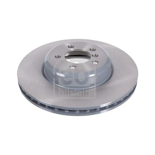 FEBI Bilstein 105727 Front Brake Disc / Rotor 370mm – Vented High‑Carbon, Anti‑Corrosion Coated – 5 Stud, PCD 5x120, 79mm Centre Bore, 30mm Thick – OE/OEM Spec Front Axle Replacement