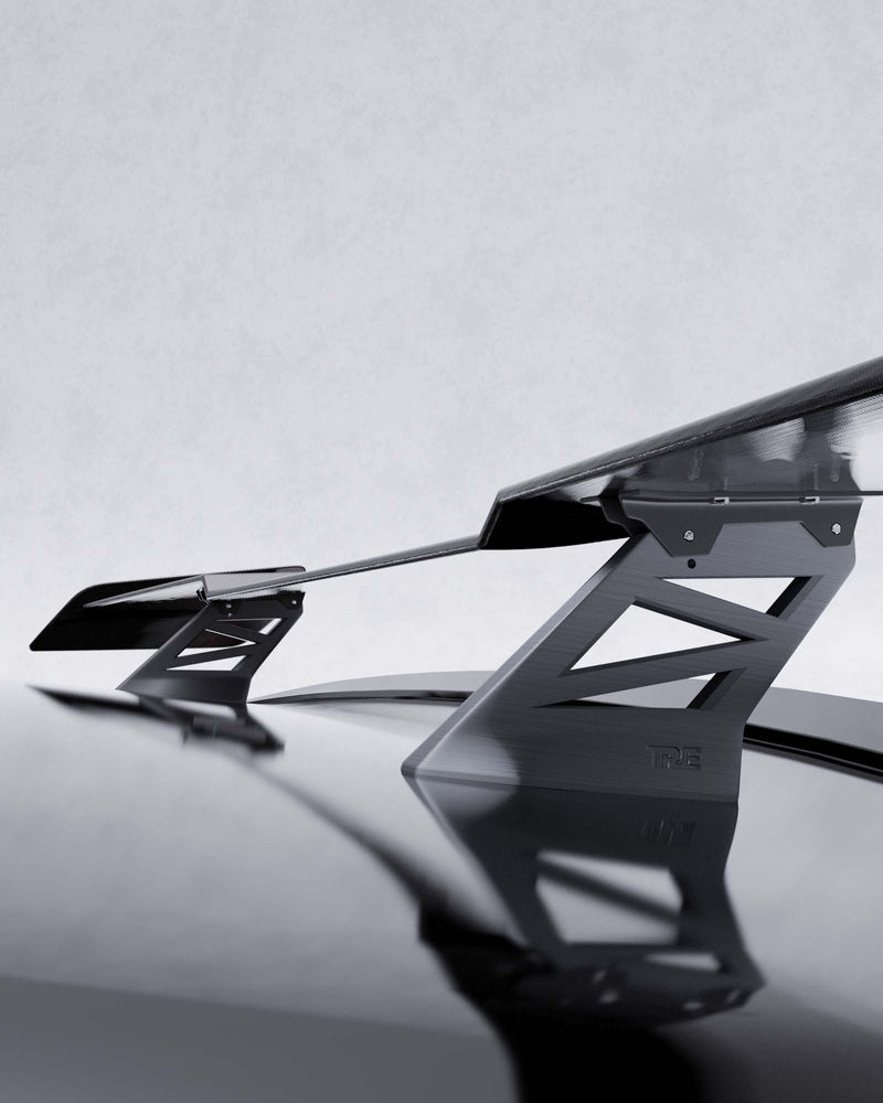 BMW M2 (G87) 2023-2025 TRE TR87 Dry Carbon Fibre (Fiber) GT Wing - Rear Wing Spoiler/Aerofoil, High Level Performance Prepreg 2x2 Twill, Autoclave Lightweight Track Day Upgrade