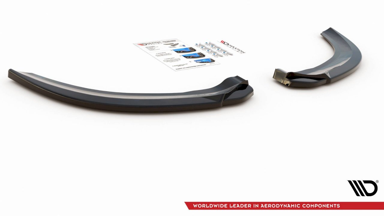 Maxton Design - REAR SIDE SPLITTERS V2 FORD FOCUS ST MK3 FACELIFT (2015-2018)