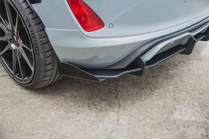 Maxton Design - STREET PRO REAR DIFFUSER(+FLAPS) FORD FIESTA MK8/8.5 ST (2018-2024)