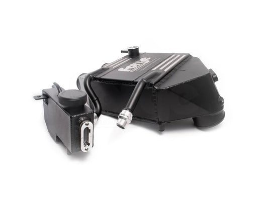 Forge Motorsport S55 Top Mount Chargecooler & Expansion Tank for BMW M2 Competition (F87), M3 (F80) & M4 (F82/F83) - Bar & Plate Quadruple Pass Intercooler Upgrade FMCC1