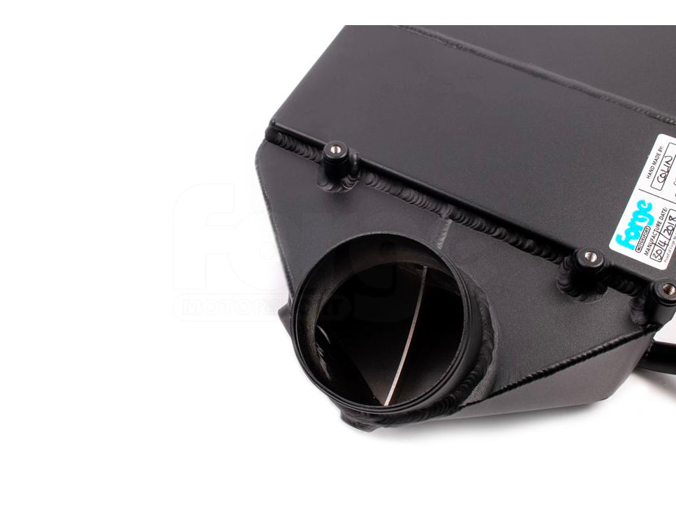 Forge Motorsport S55 Top Mount Chargecooler & Expansion Tank for BMW M2 Competition (F87), M3 (F80) & M4 (F82/F83) - Bar & Plate Quadruple Pass Intercooler Upgrade FMCC1
