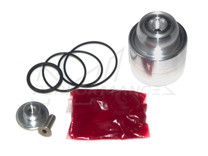 Forge Motorsport FMDVSK Valve Service Kit - Genuine DV/BOV/Recirc/CBV (Diverter/Dump/Blow Off) Refresh & Rebuild Pack | Turbo Compressor Bypass & Pressure Relief Valve Repair Set with O-Rings, Seals, Piston, Grease (Splitter Brass Piston & Spring)