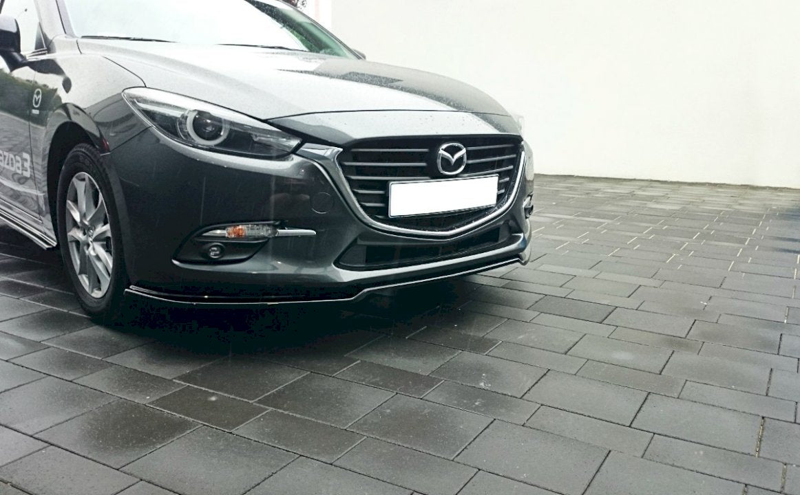 Maxton Design - FRONT SPLITTER V.1 MAZDA 3 MK3 FACELIFT (2017-UP)