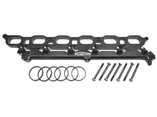 Fuel-It BMW N55 Port Fuel Injection (MPI) Kit for E-Series (E82 E90 E92) – Aux Fuel Rail & Intake Manifold Spacer, Bosch 52lb Injectors – E85/Flex-Fuel, JB4 Compatible Secondary Fueling Upgrade for 135i 335i