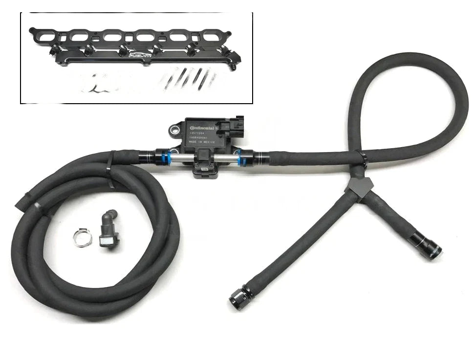 Fuel-It BMW N55 Port Fuel Injection (MPI) Kit for E-Series (E82 E90 E92) – Aux Fuel Rail & Intake Manifold Spacer, Bosch 52lb Injectors – E85/Flex-Fuel, JB4 Compatible Secondary Fueling Upgrade for 135i 335i
