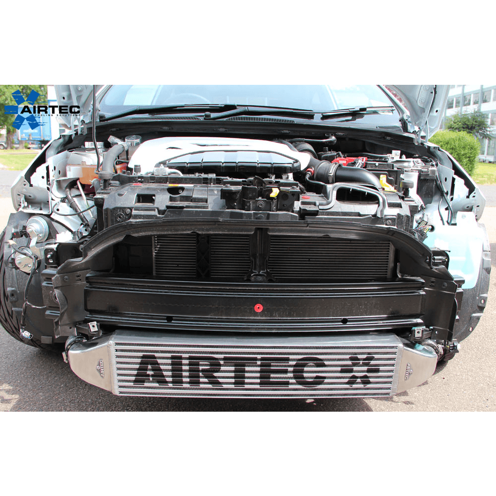 AIRTEC Motorsport Stage 1 FMIC Intercooler Kit for Ford Fiesta ST180/ST 180 MK7 1.6 EcoBoost - Uprated Charge Air Cooler, 70mm Bar-and-Plate, Direct Fit Plug & Play, No Cutting - Pro-Series Black/Silver - Remap Ready to 250 bhp