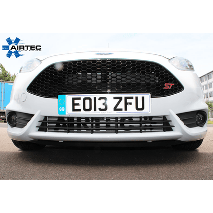 AIRTEC Motorsport Stage 1 FMIC Intercooler Kit for Ford Fiesta ST180/ST 180 MK7 1.6 EcoBoost - Uprated Charge Air Cooler, 70mm Bar-and-Plate, Direct Fit Plug & Play, No Cutting - Pro-Series Black/Silver - Remap Ready to 250 bhp