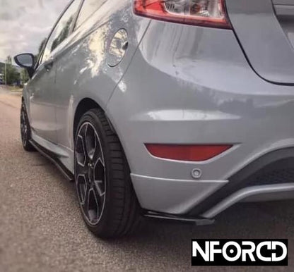 Ford Fiesta ST180/ST Mk7 & Mk7.5 (2013-2017) KSB Gloss Black ABS Body/Lip Kit - Front Splitter/Chin Spoiler, Side Skirts/Sill Covers & Extensions - Facelift Aero Pack - UK Made, Fixings Included