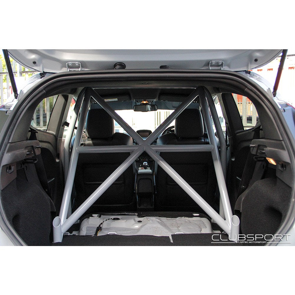 AutoSpecialists Clubsport Rear Half Cage / Rear Roll Cage for Ford Fiesta ST Mk7 (ST180/ST200) – Bolt-In Interior Rear Hoop, No-