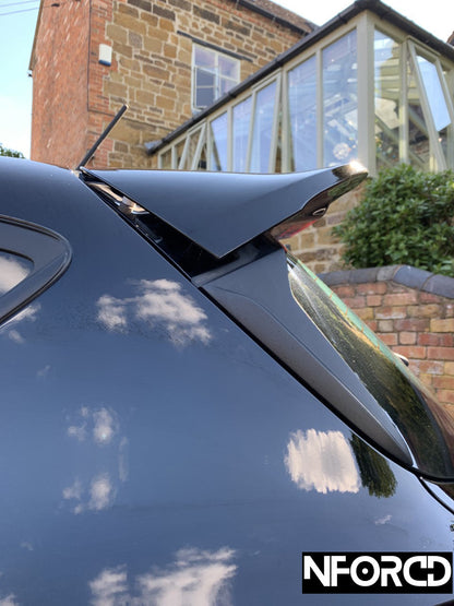 Ford Fiesta Mk8/Mk8.5 Rear Spoiler Riser Kit - Wing Lift Spacers, Stand-Off Brackets & Shims | Fits 2017-2023 ST & ST-Line | Roof Wing Extender Elevation Set | UK Stock Fast Dispatch