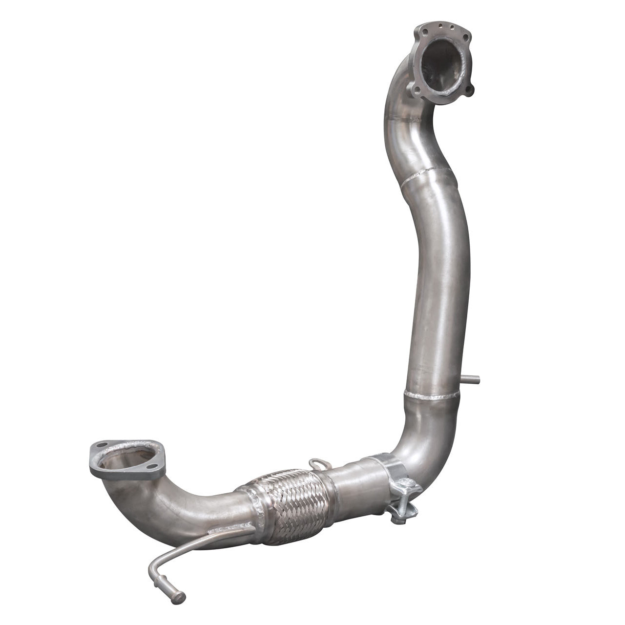 Ford Fiesta Mk7 1.0 EcoBoost Downpipe / Front Pipe - Cobra Sport 2.5in (63.5mm) Turbo Outlet Pipe - Sports Cat or De-Cat - High Flow Catalyst, Race Decat - Bolt-On Performance Exhaust Upgrade for ST-Line 2012-2017