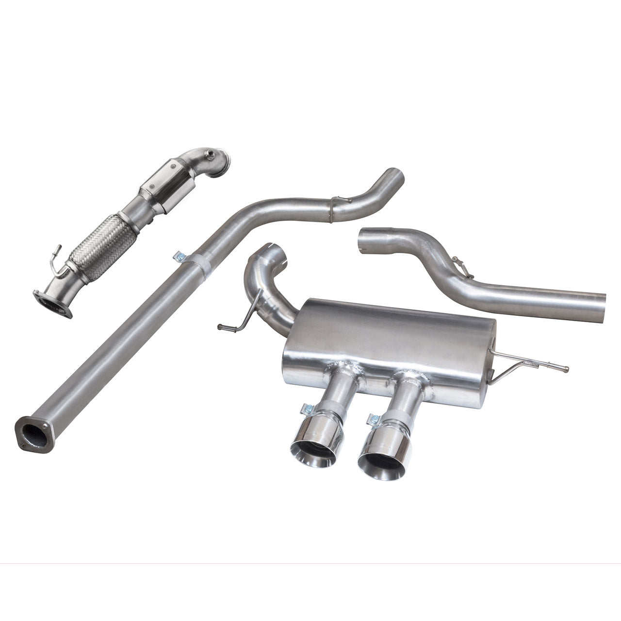 Ford Focus ST250 Mk3 (2012-2018) 2.0 EcoBoost 3" Turbo-Back/Downpipe-Back/Cat-Back Performance Exhaust System | Cobra Sport T304 Stainless | Resonated or Non-Res | De-Cat or Sports Cat | Twin 4" or Oval Tips