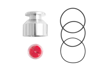 Forge Motorsport FMDVSK Valve Service Kit - Genuine DV/BOV/Recirc/CBV (Diverter/Dump/Blow Off) Refresh & Rebuild Pack | Turbo Compressor Bypass & Pressure Relief Valve Repair Set with O-Rings, Seals, Piston, Grease (Splitter Brass Piston & Spring)