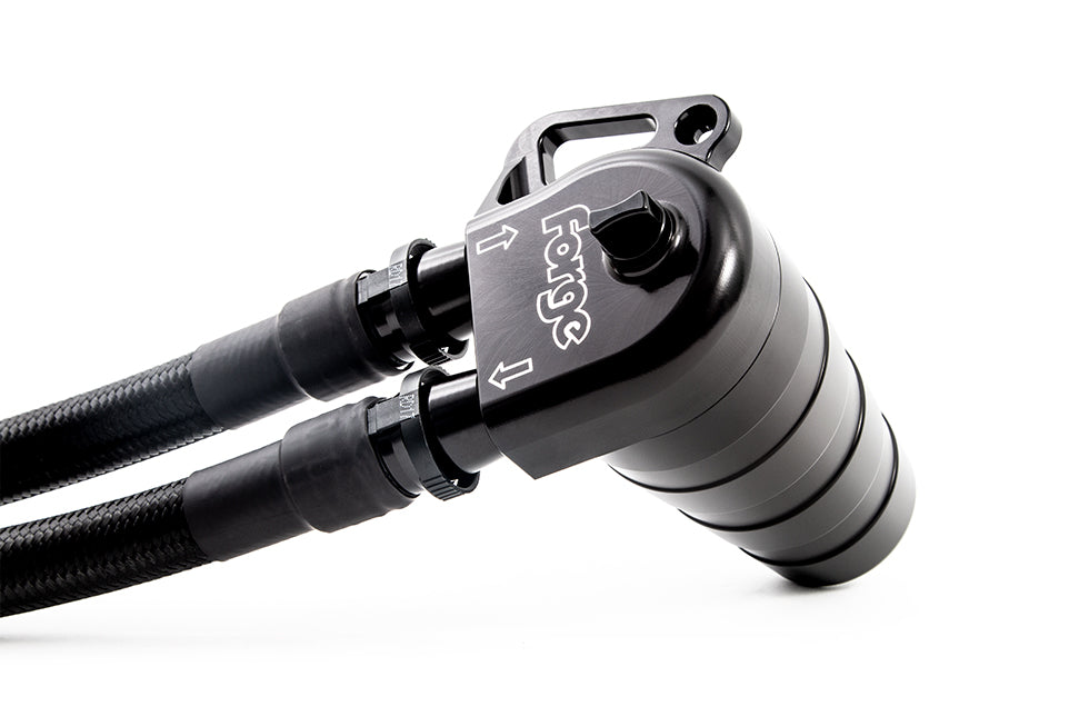 Forge Motorsport FMCT6 B58/B58B30 Oil Catch Can Kit | Breather Catch Tank PCV Oil Separator / Blow-By Filter for Toyota GR Supra Mk5 A90 3.0 Turbo & BMW Z4 G29 M40i – Plug & Play 0.4L