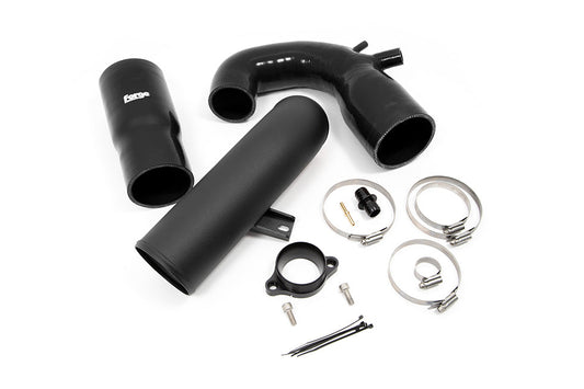 Forge Motorsport FMTIA8 Turbo Inlet Adaptor/Adapter & Intake Pipe Kit for Toyota GR Yaris 1.6 Turbo G16E-GTS 2020+ - 63mm CNC Billet Aluminium Elbow, Hard Pipe & 5-Ply Silicone - Direct Fit OEM Airbox - Compressor/Suction/Induction Upgrade UK