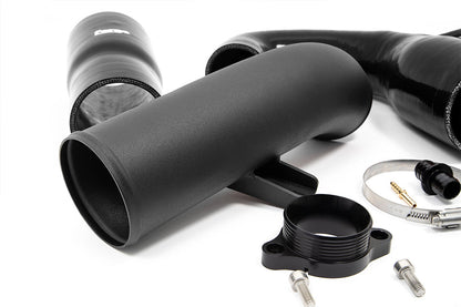 Forge Motorsport FMTIA8 Turbo Inlet Adaptor/Adapter & Intake Pipe Kit for Toyota GR Yaris 1.6 Turbo G16E-GTS 2020+ - 63mm CNC Billet Aluminium Elbow, Hard Pipe & 5-Ply Silicone - Direct Fit OEM Airbox - Compressor/Suction/Induction Upgrade UK