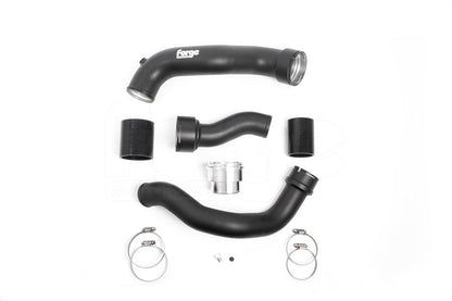 Forge Motorsport MINI F55 F56 F57 Cooper & Cooper S Boost & Charge Air Pipes Kit – Intercooler Piping/Hard Pipework Upgrade – Turbo Outlet to Throttle Body – Hot-Side & Cold-Side – Black Alloy Aluminium – FMBPCPRS