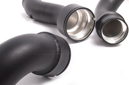 Forge Motorsport MINI F55 F56 F57 Cooper & Cooper S Boost & Charge Air Pipes Kit – Intercooler Piping/Hard Pipework Upgrade – Turbo Outlet to Throttle Body – Hot-Side & Cold-Side – Black Alloy Aluminium – FMBPCPRS