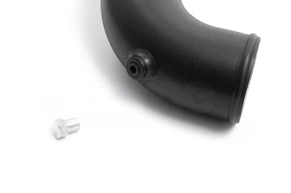 Forge Motorsport MINI Cooper S/JCW Charge Pipe & Boost Pipe Kit - F56, F54 Clubman, F60 Countryman (2.0T) - Black Aluminium Hard Pipe Upgrade - Intercooler/Turbo Outlet Piping - Hot/Cold Side - FMBPJCW