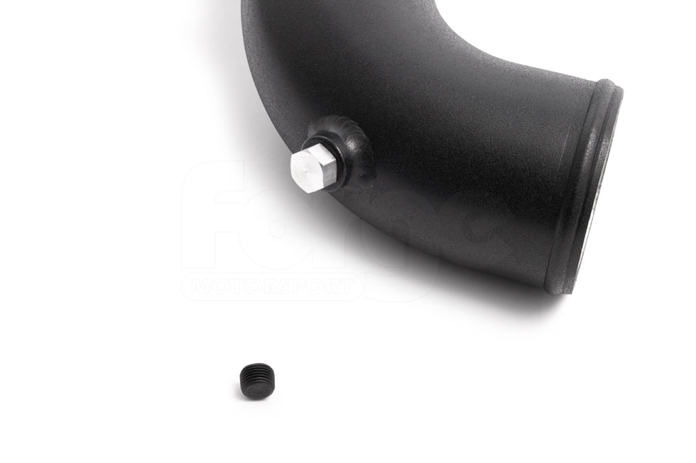 Forge Motorsport MINI Cooper S/JCW Charge Pipe & Boost Pipe Kit - F56, F54 Clubman, F60 Countryman (2.0T) - Black Aluminium Hard Pipe Upgrade - Intercooler/Turbo Outlet Piping - Hot/Cold Side - FMBPJCW