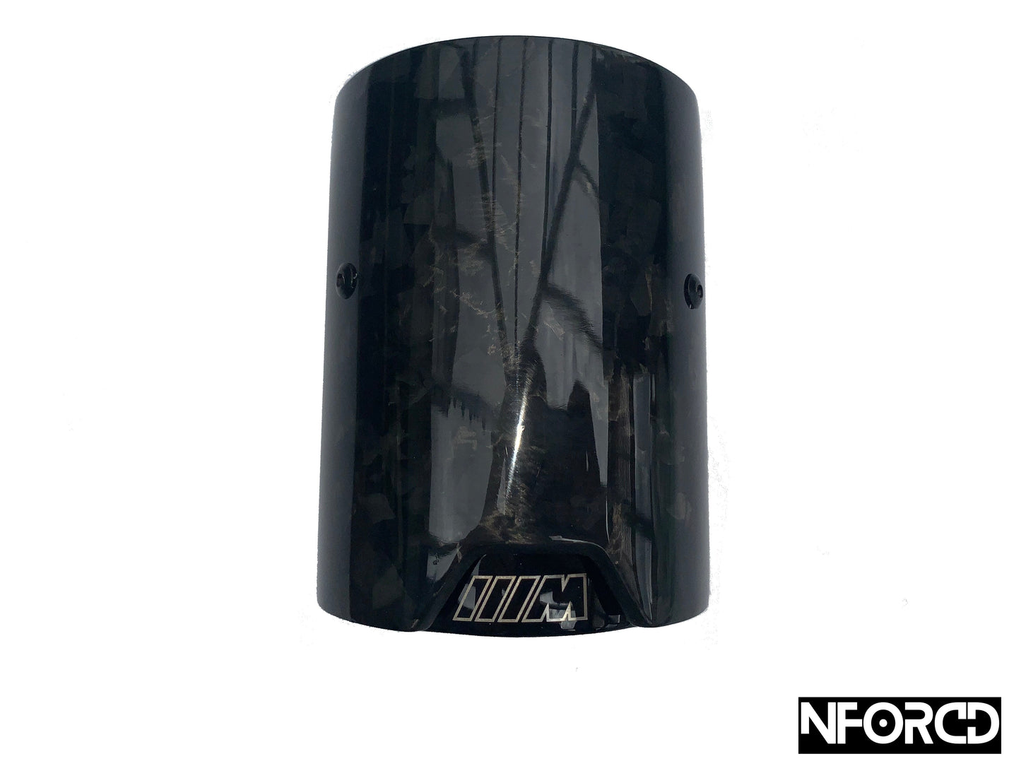 BMW Forged Carbon Fibre Exhaust Tips - Black | M Performance Style Clamp-On Tailpipe Trims with Hidden Clamp | 63-67mm / 67-72mm Inlet | UK Stock | Fits BMW 1 2 3 4 5 Series, M2 M3 M4 M5