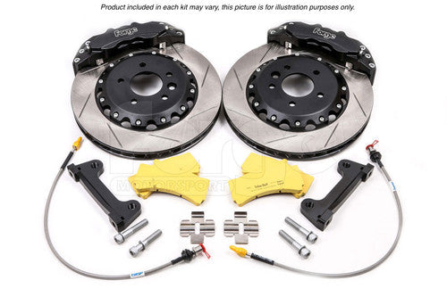 Forge Motorsport Big Brake Kit BBK Front 380x32mm 6-Pot 6-Piston for BMW M3 E90/E92/E93 (E9X) – Performance Brake Upgrade, Vented Grooved Discs, Pads & Braided Lines – Front Brake Conversion, Direct Fit