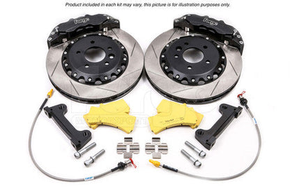 Forge Motorsport Big Brake Kit BBK Front 380x32mm 6-Pot 6-Piston for BMW M3 E90/E92/E93 (E9X) – Performance Brake Upgrade, Vented Grooved Discs, Pads & Braided Lines – Front Brake Conversion, Direct Fit