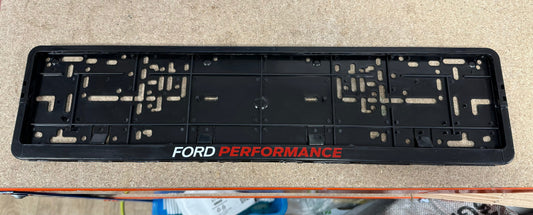 ** CLEARANCE ** Ford Performance Number Plate Holder Set of 2 **QUALITY ISSUE**