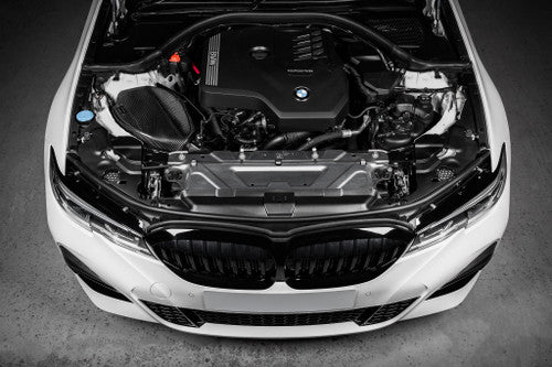 Eventuri Carbon Fibre Cold Air Intake/Induction Kit for BMW 3 Series G20 B48 (318i 320i 330i 330e Hybrid) Pre 11/2018 - Sealed Carbon Fiber Airbox, High Flow Dry Filter,