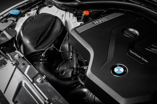 Eventuri Carbon Fibre Cold Air Intake / Induction Kit for BMW 3 Series G20 B48 2.0 Turbo (318i 320i 330i 330e) – Sealed Heat‑Shielded Carbon Airbox, High‑Flow Performance Intake System – Fits 11/2018+