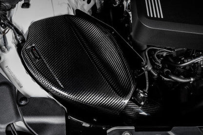 Eventuri Carbon Fibre Cold Air Intake / Induction Kit for BMW 3 Series G20 B48 2.0 Turbo (318i 320i 330i 330e) – Sealed Heat‑Shielded Carbon Airbox, High‑Flow Performance Intake System – Fits 11/2018+